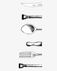 Utensils - Sketch, HD Png Download, Transparent PNG