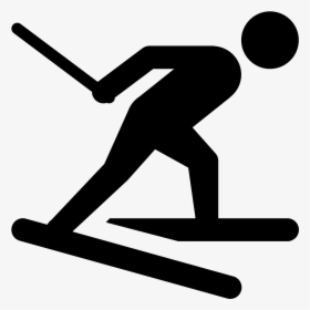 Skier Vector Icon - Cross Country Ski Icon, HD Png Download, Transparent PNG