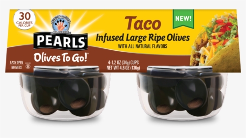 Pearls Olives To Go Taco, HD Png Download, Transparent PNG