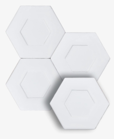 Ceramic Tile White Hexagon Dimension, HD Png Download, Transparent PNG