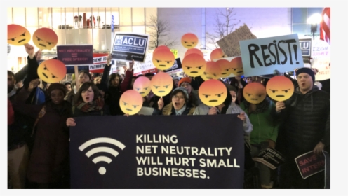 Net Neutrality Seattle Protest, HD Png Download, Transparent PNG