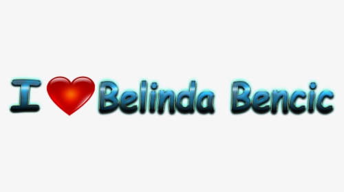 Belinda Bencic Heart Name Transparent Png - Heart, Png Download, Transparent PNG