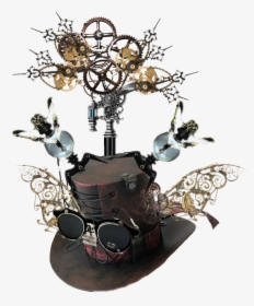 Steampunk-hat1 - Steampunk Cane, HD Png Download, Transparent PNG