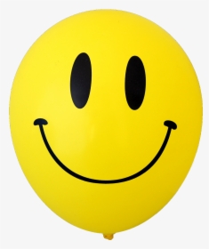 Smiley Face Balloons - Yellow Smiley Balloon Png, Transparent Png, Transparent PNG