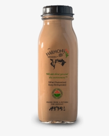 Organic Chocolate Milk 500ml Glass Bottle - Harmony Organic Chocolate Milk, HD Png Download, Transparent PNG
