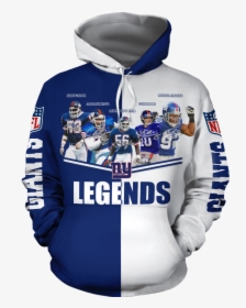 Ny Giants Sweatshirt With Giants Legends, HD Png Download, Transparent PNG