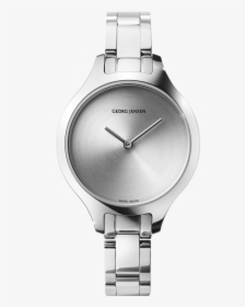 30 Mm, Quartz, Sunray Dial, Steel Bracelet - Georg Jensen Concave Watch, HD Png Download, Transparent PNG