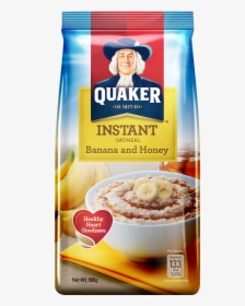 Bananas Oats And Honey Png - Quaker Oats Banana And Honey, Transparent Png, Transparent PNG