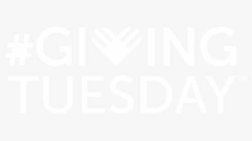 White Giving Tuesday Png, Transparent Png, Transparent PNG