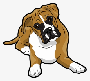 Boxer Emoji & Stickers Messages Sticker-4 Clipart , - Dog Boxer Clip Art, HD Png Download, Transparent PNG