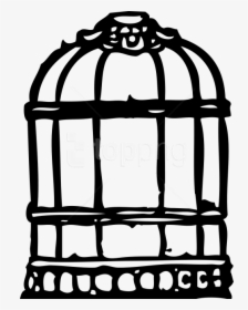 Free Png Cage Bird Png Images Transparent - Transparent Background Cage Clipart, Png Download, Transparent PNG