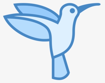 It S A Outline Of A Humming Bird As It Is Flying With - Hummingbird, HD Png Download, Transparent PNG