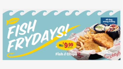 Glory Days Grill Promotional Banner For Fish Fry Friday - French Fries, HD Png Download, Transparent PNG