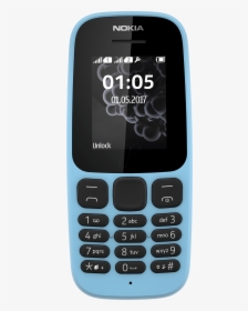 Phone, Blue Nokia A00028534 - Nokia 105 Vs 3310, HD Png Download, Transparent PNG
