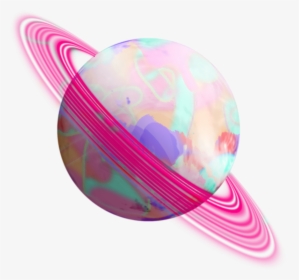 #galaxy #planet #art #clipart #stickers - Transparent Cute Planet Png, Png Download, Transparent PNG