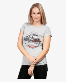 Image Of Vintage Woman - T-shirt, HD Png Download, Transparent PNG