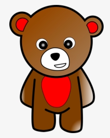 Cartoon Bear Standing Up, HD Png Download, Transparent PNG
