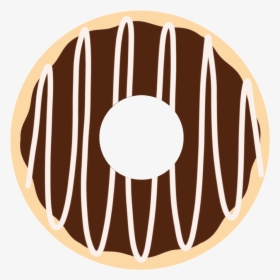Glazed Chocolate Donut - Chocolate, HD Png Download, Transparent PNG