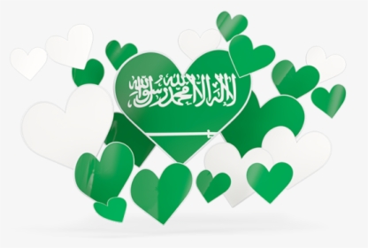 Flying Heart Stickers - Pakistani Flag 3d Heart, HD Png Download, Transparent PNG