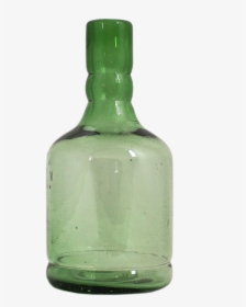 Green Decanter/bottle   Class Lazyload Lazyload Fade - Glass Bottle, HD Png Download, Transparent PNG