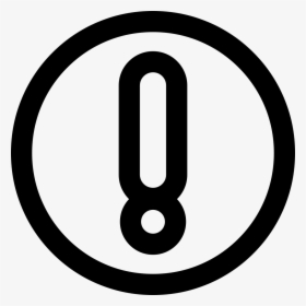 Warning Exclamation Circle Outline - Download Clipart, HD Png Download, Transparent PNG