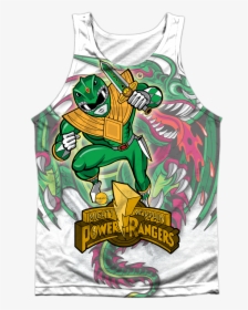 Dragonzord Mighty Morphin Power Rangers Tank Top - Cartoon, HD Png Download, Transparent PNG