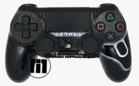 White Ps3 Controller With Blue Buttons - Game Controller, HD Png Download, Transparent PNG