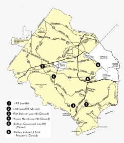 Fairfax County Has Closed All Municipal Solid Waste - Fairfax County Map, HD Png Download, Transparent PNG