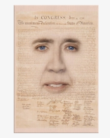 Declaration Of Independence Nicolas Cage, HD Png Download, Transparent PNG