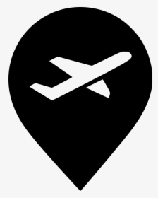 Png File Svg - Map Pointer Icon Airport, Transparent Png, Transparent PNG