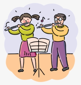 Student Musicians Play Image - Cartoon, HD Png Download, Transparent PNG