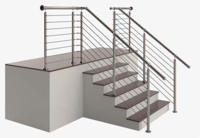 Stairs Transparent Glass - Handrail, HD Png Download, Transparent PNG
