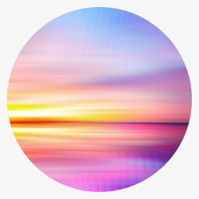 Abstract Sunset Vii, Abstract, Color, Sunset, Sunrise, - Circle, HD Png Download, Transparent PNG
