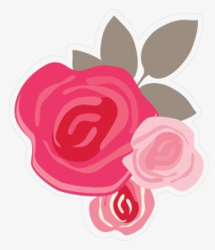 Valentine S Flower Print & Cut File - Garden Roses, HD Png Download, Transparent PNG