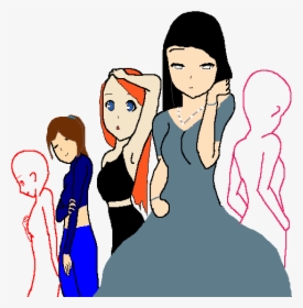 Girls Night Out - Cartoon, HD Png Download, Transparent PNG