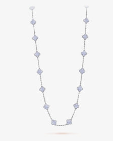 Vintage Alhambra Long Necklace, 20 Motifs, - Necklace Vintage 20 Motifs Van Cleef, HD Png Download, Transparent PNG