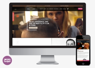Upscale Men S Salon Website Design With Woocommerce - Seota Digital Marketing, HD Png Download, Transparent PNG