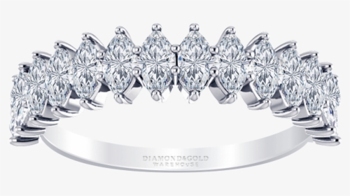 00cttw Marquise Diamond Anniversary Ring - Tiara, HD Png Download, Transparent PNG