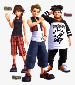 Characters-1 - Kingdom Hearts 3 Pence, HD Png Download, Transparent PNG