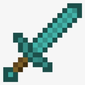 Minecraft Sword Pixel Art, HD Png Download, Transparent PNG