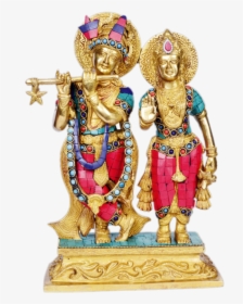 Radhakrishna Turquoise Stone 12 Inches - Figurine, HD Png Download, Transparent PNG