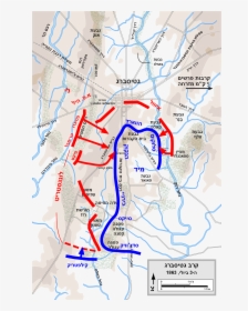 Gettysburg Battle Map Day3heb - Day 2 Day 3 Gettysburg Battle Map, HD Png Download, Transparent PNG