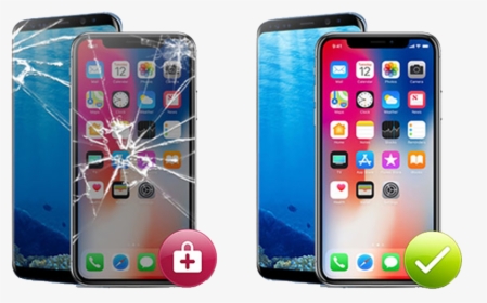 Samsung And Apple Iphone Screen Repair Smart Cell Repair - Iphone X Grey Price In Pakistan, HD Png Download, Transparent PNG