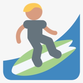 File - Twemoji 1f3c4 - Svg - Emoji Surf Png Clipart - Emoji Surf, Transparent Png, Transparent PNG