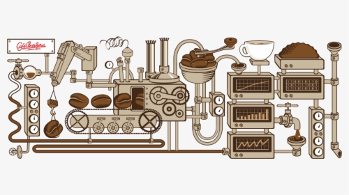 Coffee Production Illustration, HD Png Download, Transparent PNG