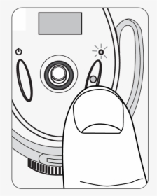 Press The Record Button To Begin Recording - Line Art, HD Png Download, Transparent PNG