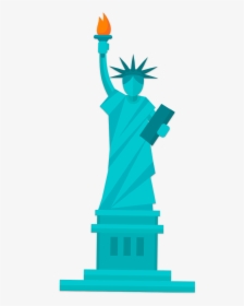 La Estatua De La Libertad Animada Clipart , Png Download - Illustration, Transparent Png, Transparent PNG