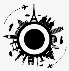 Travel Logo Black And White, HD Png Download, Transparent PNG