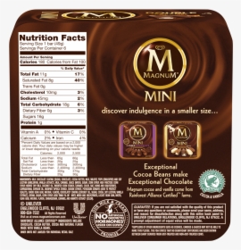 Mini Almond Magnum Calories, HD Png Download, Transparent PNG
