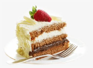 Birthday Cake On Plate Png, Transparent Png, Transparent PNG